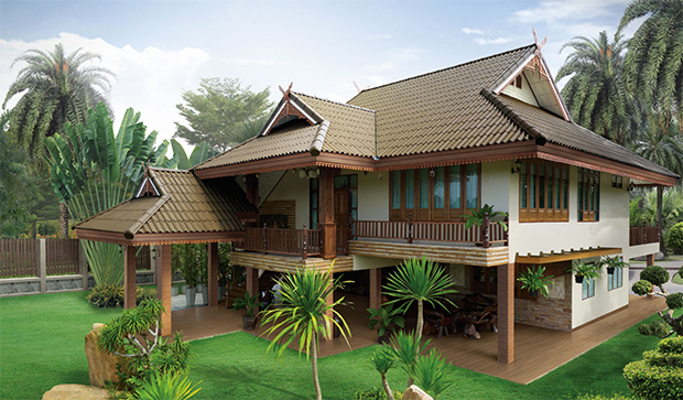 เทคนิคในการประยุกต์ ความเชื่อในการสร้าง บ้านแบบไทย